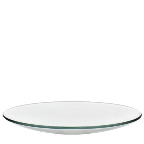 5x Uhrglasschale Ø 100 mm aus Borosilikatglas 3.3 mit verschmolzenem Rand