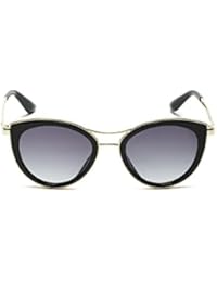 Guess - GU7490, Cat eye, acetato/metal, mujer, BLACK GOLD/GREY SHADED(01B E), 51/21/140