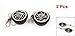 Amico 2 PCS Spider Decor Plastic Dome Tweeters Speakers w Crossovers for Car RS.4511.00
