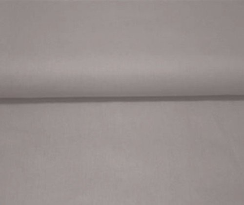Erstklassiger Baumwollstoff, Uni, Kleider-, Dekostoff, 100% Baumwolle, Meterware, Breite 160cm – grau
