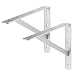 Produktbild 2x Schwerlastkonsole verzinkt 49,5x33cm Regalträger Tragkraft 200kg Regal Regalhalter