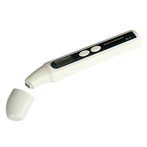 Preisvergleich Produktbild CkeyiN Tragbarer digitaler LCD-Feuchtemessgerät-Monitor für die Hautpflege