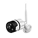 Produktbild Dericam 1080P Wireless Outdoor-Überwachungskamera, 2-Megapixel-Full-HD-WLAN Kamera großer Betrachtungswinkel bis 170 °externer TF-Kartensteckplatz bis zu 128 GB IP66-Metallgehäuse B2S Weiß