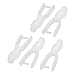 Produktbild 5PCS 1.8mm Dia Loch Clip Typ White Nylon Clevis für RC Bubble Machine