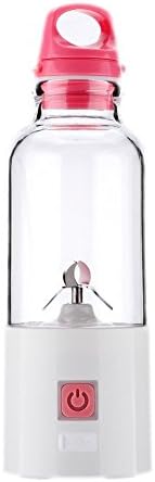 2018 DRM Fruit Smoothie Maker,Juice Blender,Usb Charger-Type,Mini (18,000 Rpm),Personal Blender Stainless Steel Portable Bpa Free 500Ml Tritan Sport Bottle -E 25X8.2X8.2Cm(10X3X3Inch)