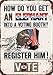 Produktbild JeremyHar75 1968 GOP Register to Vote Vintage Retro Metallschilder Wandschild Lustige Warnschilder für Hausdekoration, 20,3 x 30,5 cm