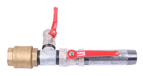 Doppelter Pumpenstock 1 1/4zoll mit Rückschlagventil - 4