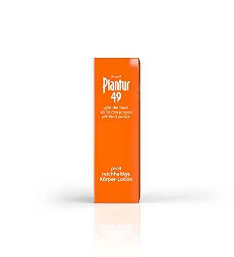 Plantur 49 Gesichts-Creme, 50ml + Plantur 49 Körper-Lotion, 200ml, altersgerechte Hautpflege für die Haut ab 50 mit pH4 - 4
