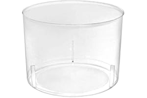 TELEVASO - 180 uds - Vaso Vino Chikito 220 ml - Plástico cristalino (PS) - Color Transparente - Ideal para Vino, Cerveza, Aperitivos, gazpacho, cremas, postres