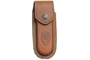 ELECTROPOLIS Funda de Piel Muela F/15 en Color marrón, Apto para navajas Modelo 15-M, tamaño 145 x 62 mm