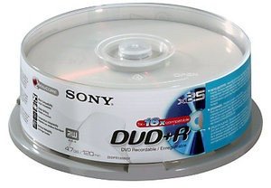 Sony Dvd+r 4.7GB 25DPR47SB DVD-Rohling