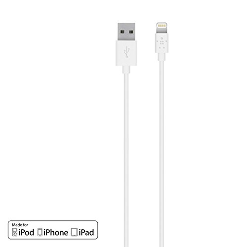 Belkin BoostUp USB-Ladegerät Netzladegerät (inkl. 1,2m Lightning Kabel, 2.4A, 12 Watt, geeignet für iPhone 5/5c/5s, iPhone 6/6s/6 Plus/6s Plus, iPhone 7/7 Plus, iPhone SE, iPad Air 2, iPad Pro) weiß - 3