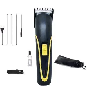 JYSUPER Rechargeable Cordless Strong Power Low Sound Trimmer for Both Men & Women Runtime: 45 Min Trimmer for Men & Women (Yellow)