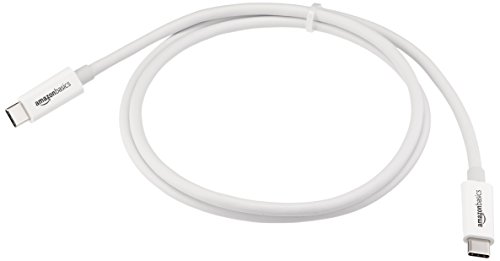 AmazonBasics – Verbindungskabel, USB Typ C auf USB Typ C, USB 3.1, 1. Generation, 0,9 m, Weiß - 4