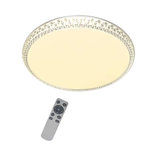 Lámpara LED Szysd de cristal, redonda, para iluminación de techo, para negocios, decorativa, moderna 