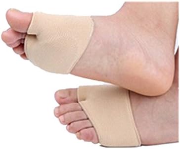 1 Pair Unisex Medicated Silicone GEL Gel Metatarsal Ball Of Foot Insoles Cushions Forefoot Pain Support Pads for Active Lifestyle, Sports, Standing Jobs (S / EU 33-37)