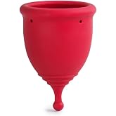 Diversual Mia Cup, Menstrual Cup, Medical Silicone (Red, Large)