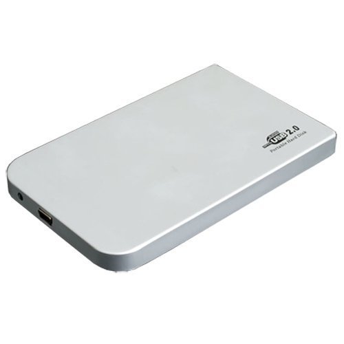 SODIAL (R) USB 2.0 External Festplattengehaeuse Aluminium IDE 2.5″ - 3
