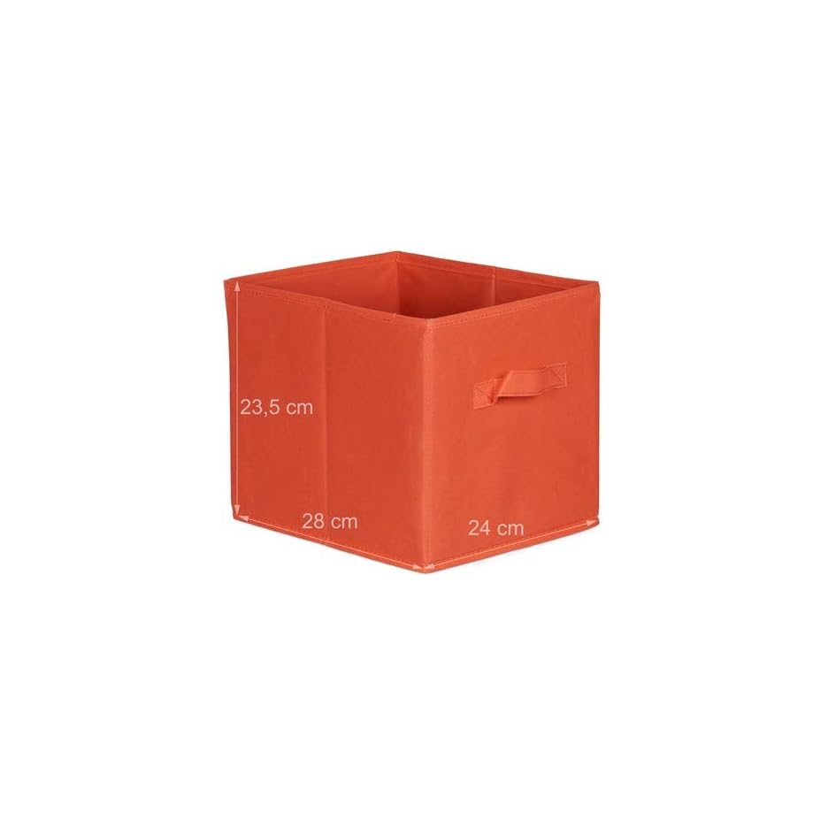 Relaxdays Kindersitzbank mit Stauraum ALBUS, bunte Stoffkörbe