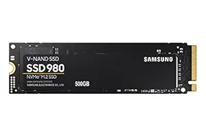 Samsung 980 500GB Up to 3,500 MB/s PCIe 3.0 NVMe M.2 (2280) Internal Solid State Drive (SSD) (MZ-V8V500) at Rs. 4399