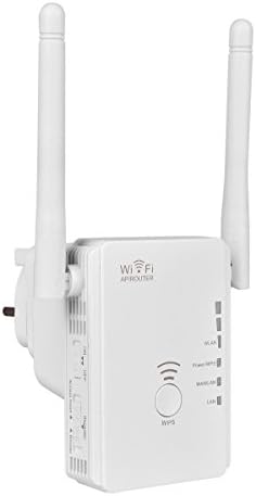 INOD N300 Universal Mini Range Extender, Broadband/Wi-Fi Extender, Wi-Fi Booster/Hotspot with 1 Ethernet Port, 2 x External Antennas,Plug and Play, Built-In Access Point Mode-White