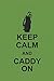 Produktbild KEEP CALM AND CADDY ON: Golf Notizbuch Golfing Notebook Punkteraster 6x9