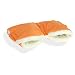 BABY PRAM PUSHCHAIR STROLLER HAND MUFF FINGERLESS GLOVES WINTER WARMER (orange/wool)