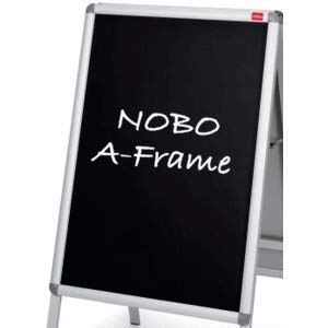 Preisvergleich Produktbild Nobo Kreidetafel-Einleger DIN A1 für Plakatständer 2 Stück