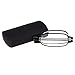 Produktbild forepin Faltbare Lesebrille im Metallrahmen Design reg; Pocket Größe Falten Brillen Anti-Müdigkeit Presbyopische Optics Gläser + 1.5 Schwarz