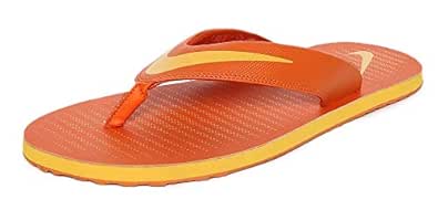 nike slippers orange