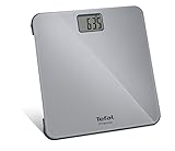  Tefal PP1220 Báscula Personal electrónica Plaza Gris - Báscula de baño (Báscula Personal electrónica, 160 kg, 100 g, kg, LB, ST, Plaza, Gris)