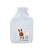 Lovely Animal Series Design Hot Water Bottle With Cover-Blue Rabbit (28x16cm)