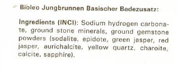 Bioleo Jungbrunnen Basisches Badepulver 2000 g - 2