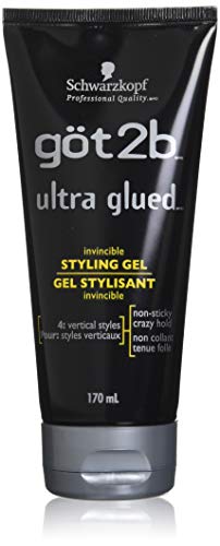 Got2b Ultra Glued Invincible Styling Gel, 6-Ounce by Got2b