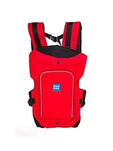 Mee Mee Light Weight Baby Carrier (Baby Carrier, Red Black)