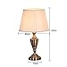 Produktbild ChuanHan Deckenventilator Licht Kronleuchter Beleuchtung Tischlampe Retro Eisen Tisch Kopf Schlafzimmer Nacht Dekorative Beleuchtung Bronze E27