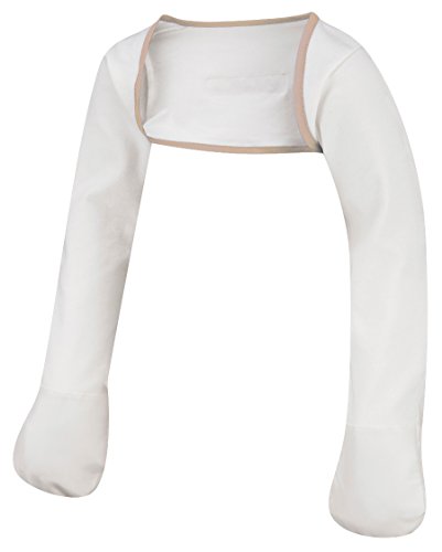ScratchSleeves Anti-Kratz-Ärmel für Babys und Kleinkinder, guter Sitz, Creme / Schokobraun