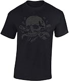 Schnitt: Unisex T-Shirt: Schrauber des Todes - Auto Motorrad T-Shirt Herren Damen - Mann Männer Frau-en - Tuning - Anarchy - Geschenk - Biker - Motorradfahrer-in - Werkstatt Mechaniker - Motor-Sport (L)