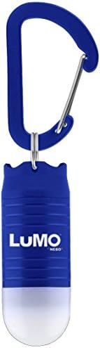 Pet Dog Collar LUMO Omindirectional Clip On Light - Blue Body / White Light