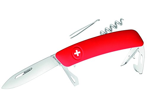 Swiza Sza3000 Cuchillo Tascabile,Unisex - Adulto, Rojo, un tamaño