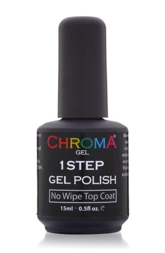 Chroma Gel No Wipe Top Coat For Gel Polish 15ml