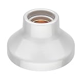 portalamparas de porcelana donde comprar montaje rápido y fácil ledscom.de E27 Porcelana portalámpara Elektra, Redondo, Blanca, 90mm