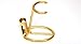 Top Quality Shaving Brush Stand, Shaving Razor Stand. (Gold)