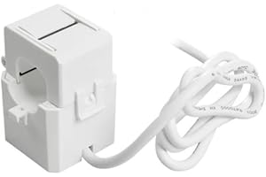 Shelly Split Core Current Transformer 50A - Pince ampèremétrique, Domotique maison, Compatible avec Shelly EM, Installation monophasée, Mesure de courant