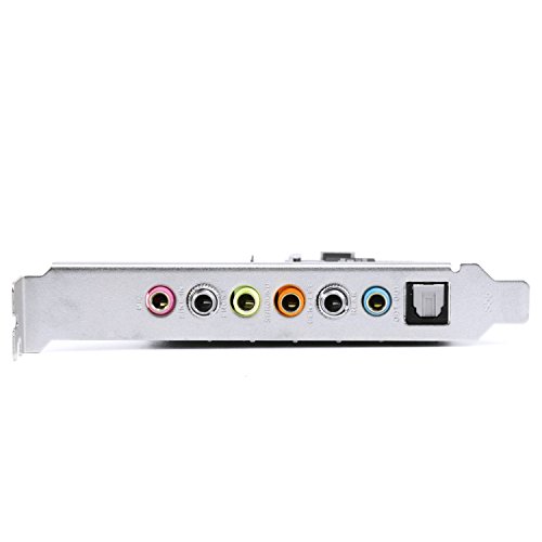 CSL - 7.1 PCI Soundkarte - 8 Kanal Surround Sound Karte + Toslink