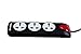 Honeywell 3 Out Surge Protector with master switch (Black) RS.694.00