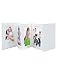 Produktbild Deknudt Leporello Foto-Album, Leder, weiß, 8 Seiten, 13 x 13 cm, 4 Stück 175 mm