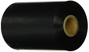 Compulabel Wax Ribbons for Zebra Thermal Transfer Printers, 4.33 x 1476 Feet, 110 Millimeter x 450 Meter, Produces Sharp Text and Bar Codes (710166)