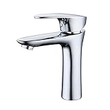 Messing verchromt Wasserhahn Edelstahl Kupfer Doppelwaschtisch Waschbecken Wasserhahn Edelstahl