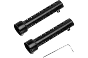 BRIOTA 2PCS Universal Motorcycle Exhaust Baffle Insert, 35mm DB Killer, Exhaust Pipe Deflector, Removable Motorcycle Muffler with Hex Keys for installation